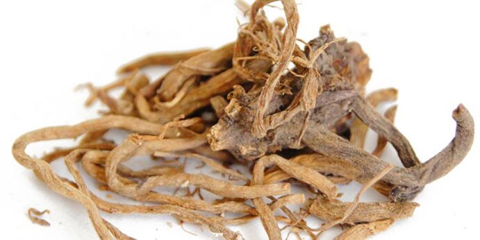 Boil the roots