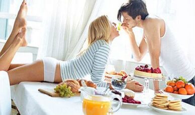 Food to increase the potential of men