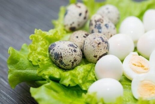 Quail eggs for potential