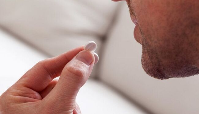 Take a tablet in the event of a disorder