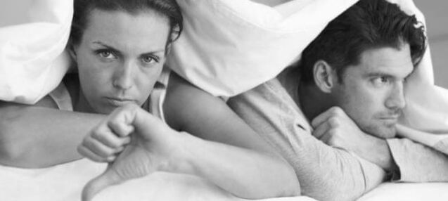 A man has problems with potency